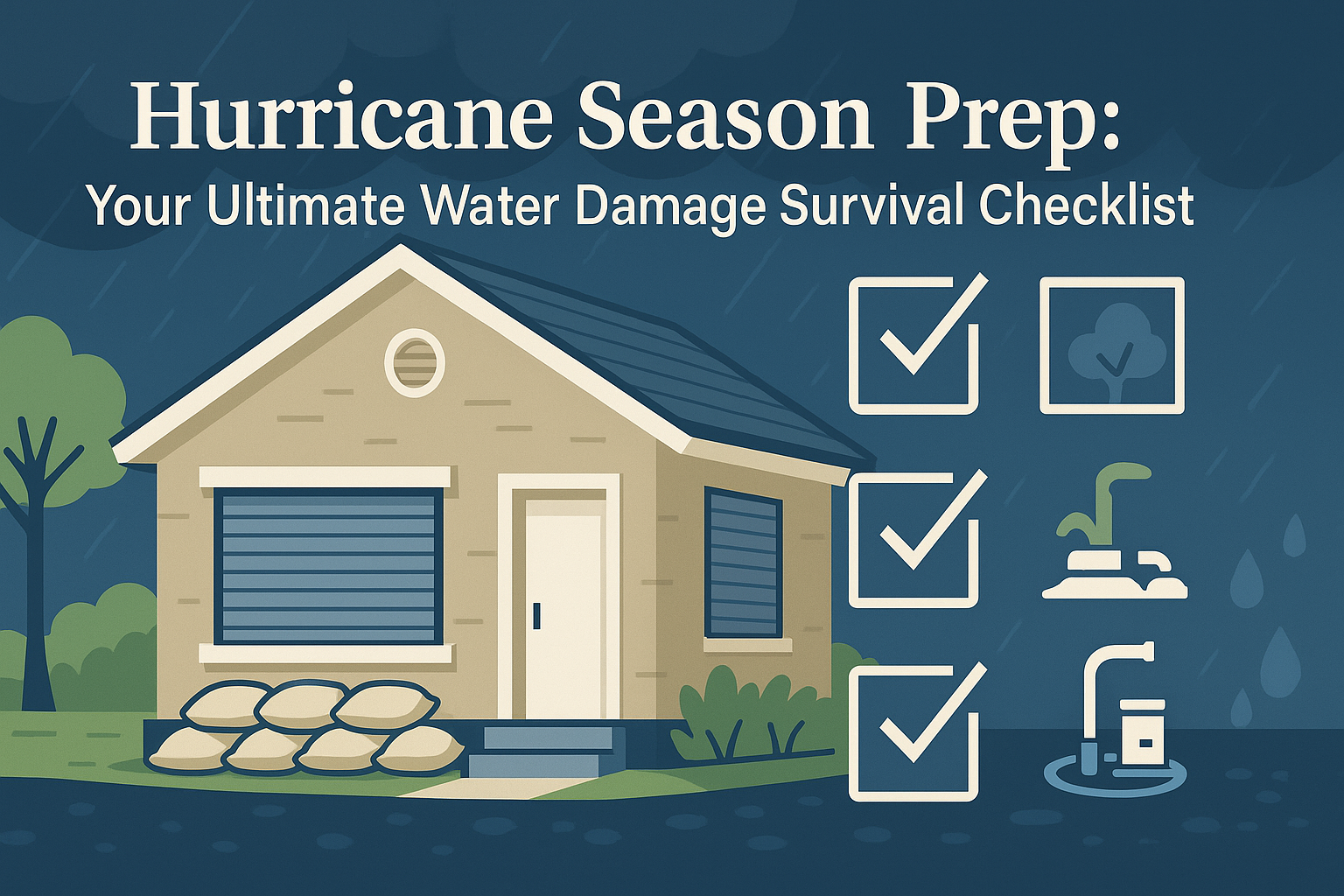 Hurricane Season Prep: Your Ultimate Water Damage Survival Checklist