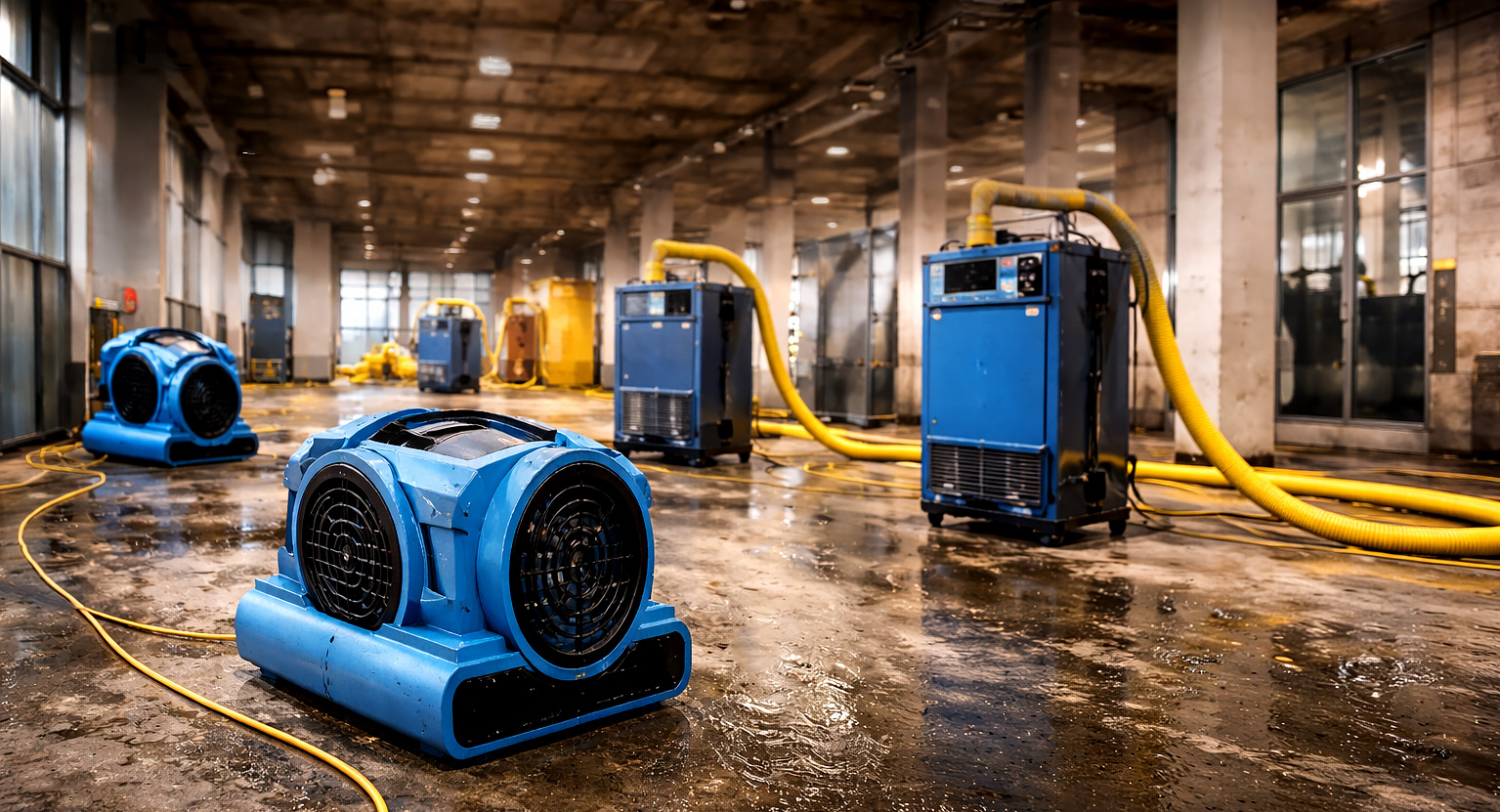 Why Professional Drying Equipment Matters After Water Damage